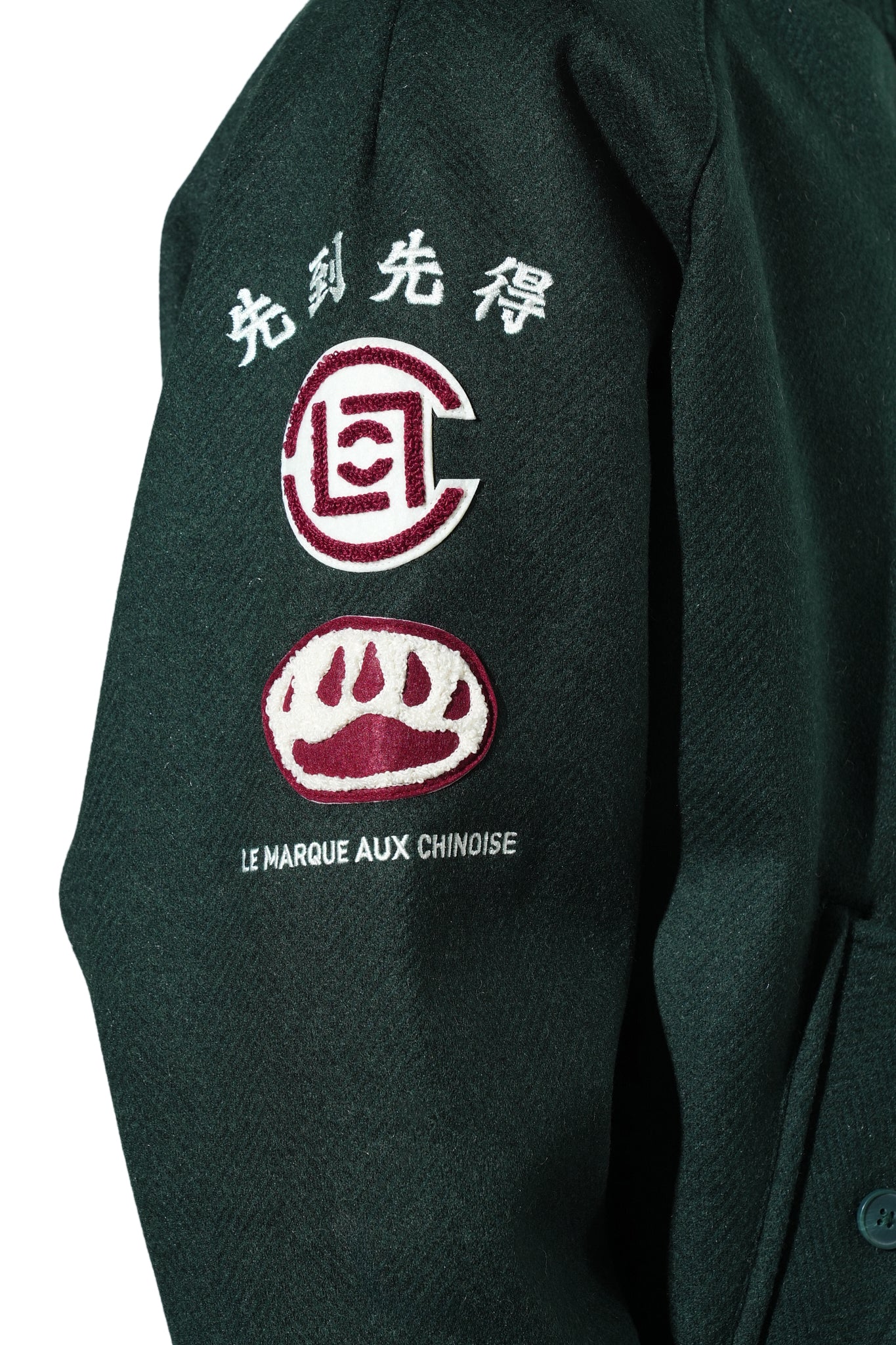 CLOT PATCH JACKET / GREEN NIGHT