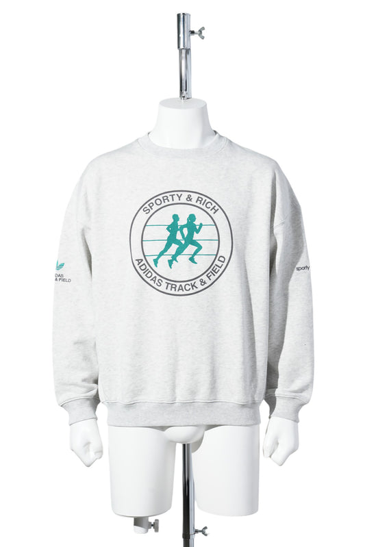 S&R SWEATER / LIGHT GREY HEATHER