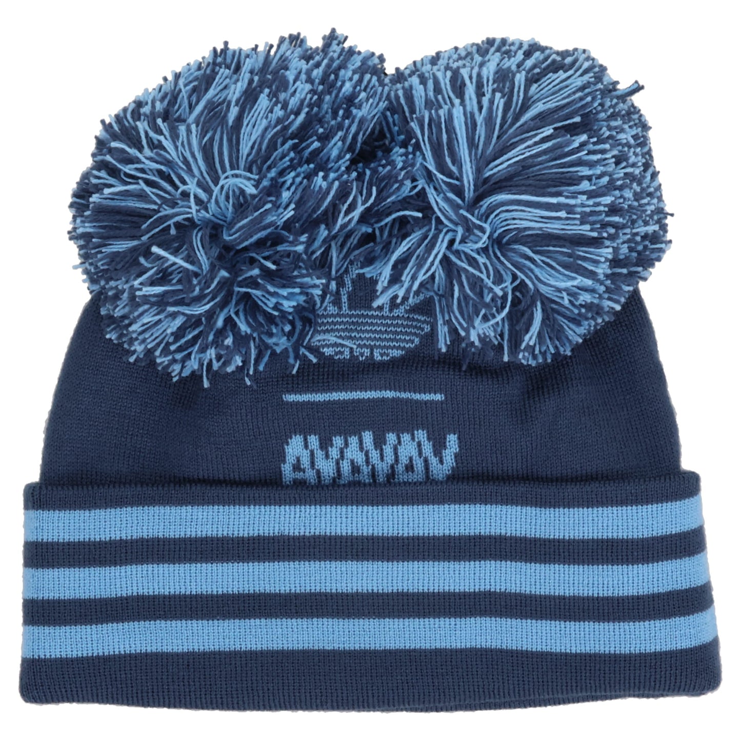POM POM BEANIE / NMARIN/LTBLUE