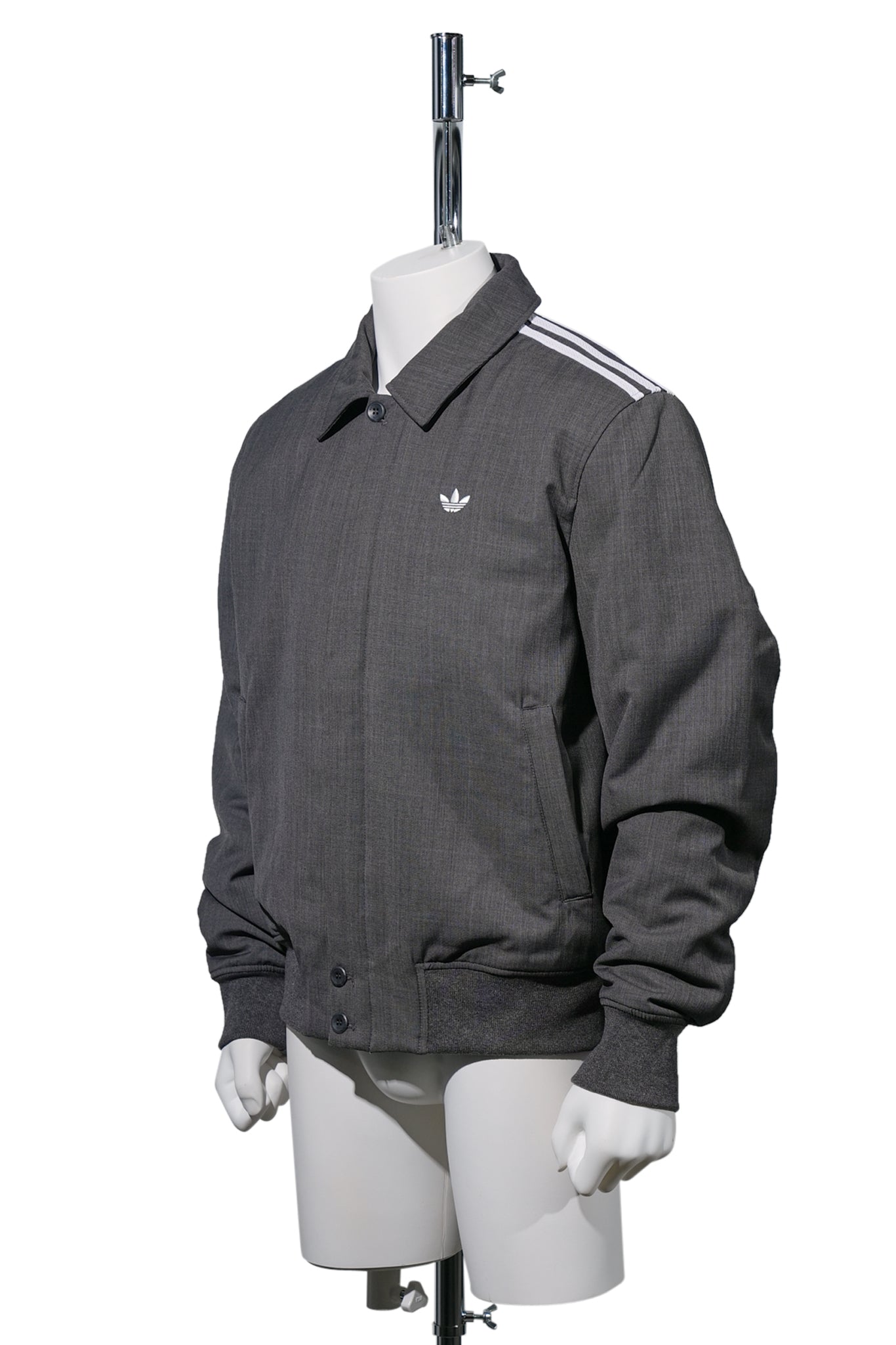 WB WOOL BLOUSON / DARK GREY HEATHER