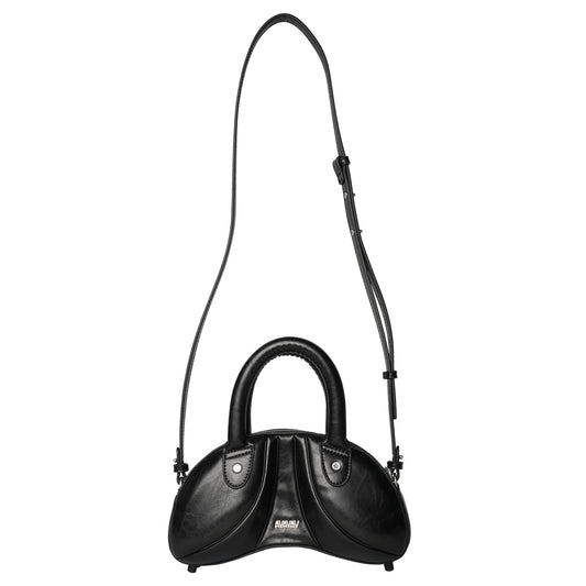 PU SCLPT BAG / BLACK