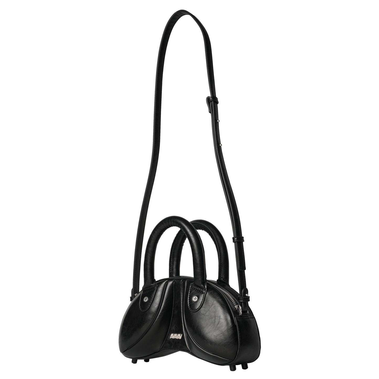 PU SCLPT BAG / BLACK