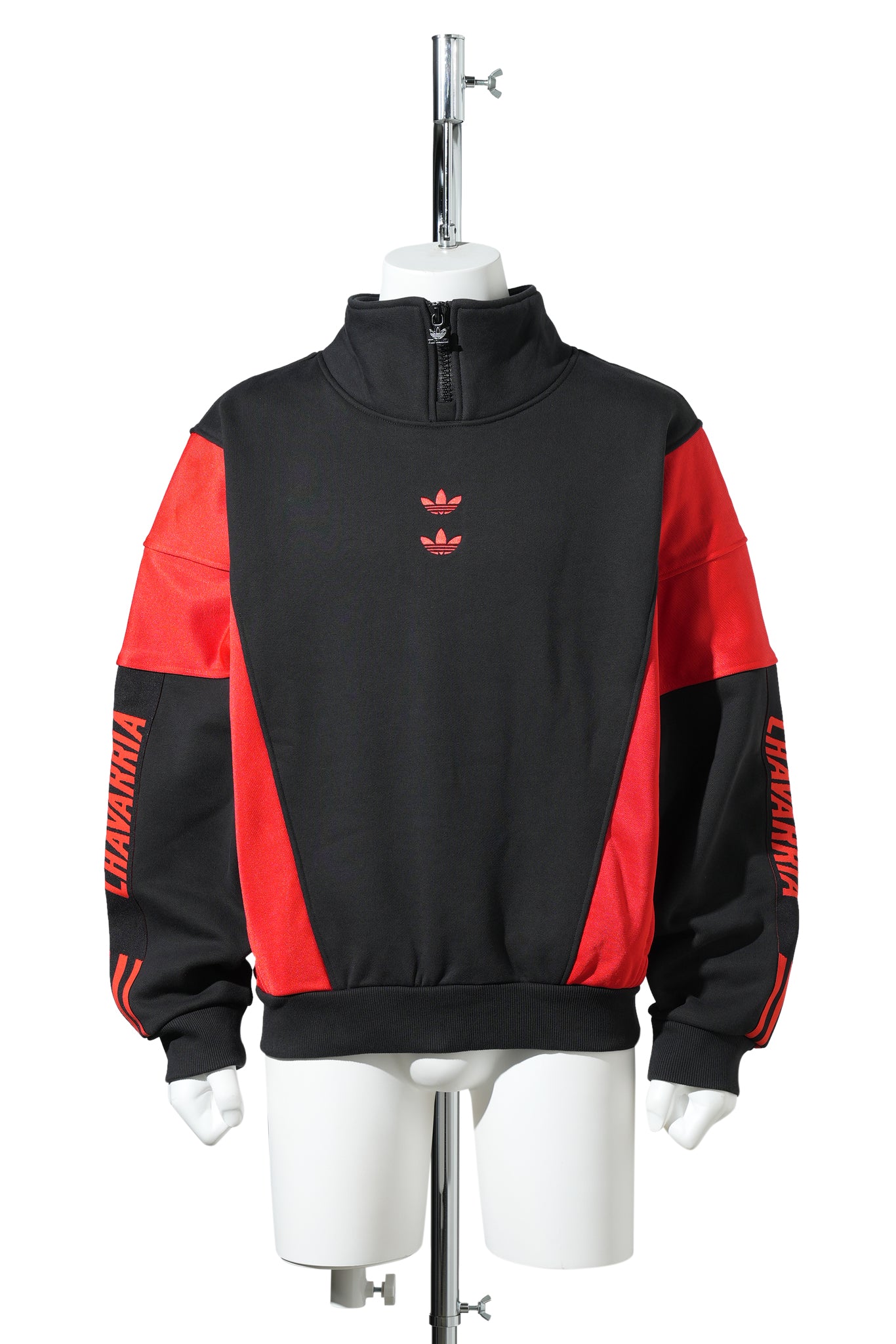 WC WATSONVILLE SWEATER / BLACK/RED