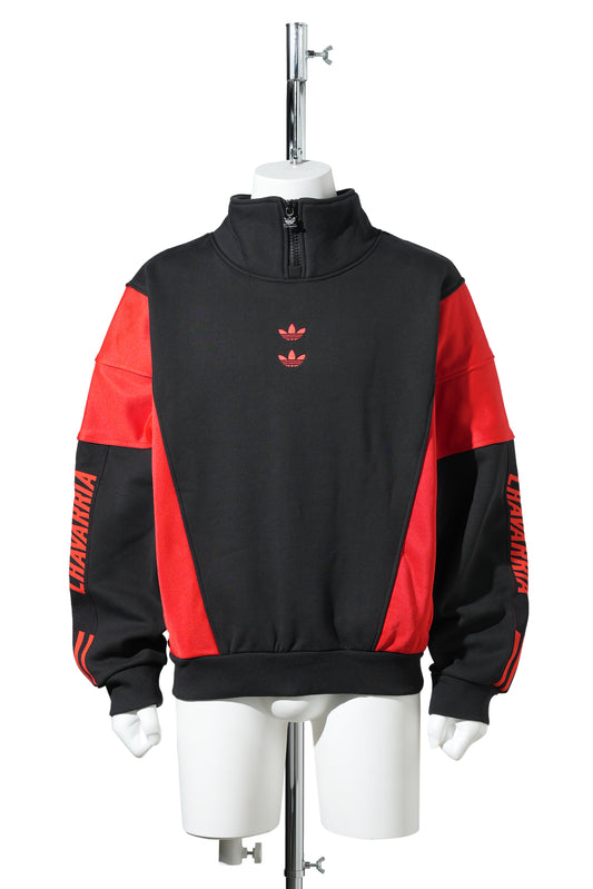 WC WATSONVILLE SWEATER / BLACK/RED