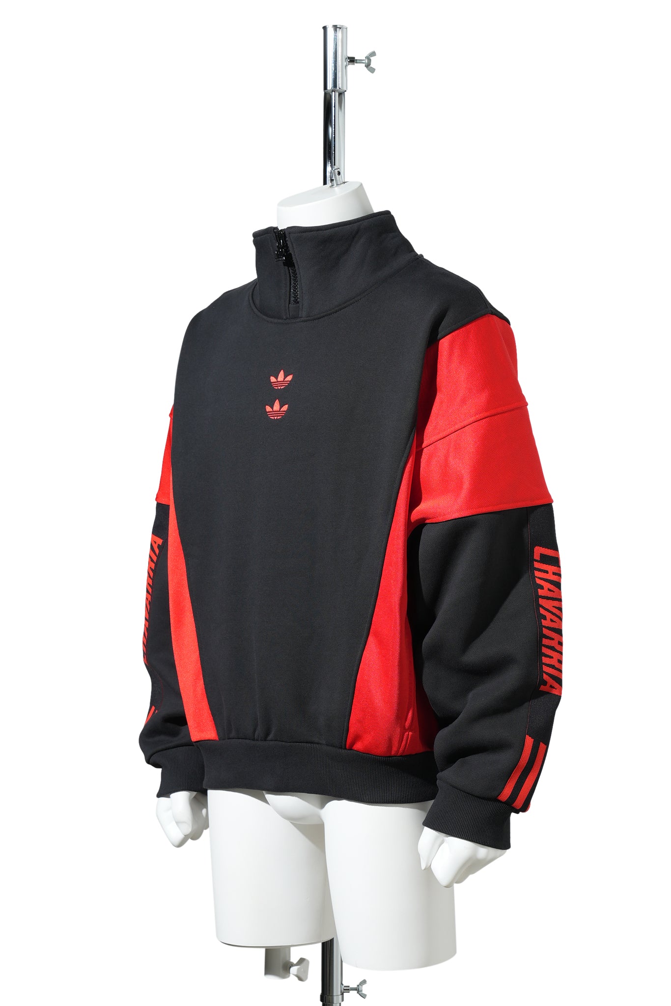 WC WATSONVILLE SWEATER / BLACK/RED