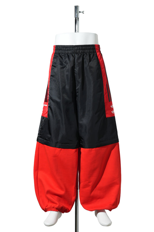 WC FLEECE TRACK PANT / BLACK/RED