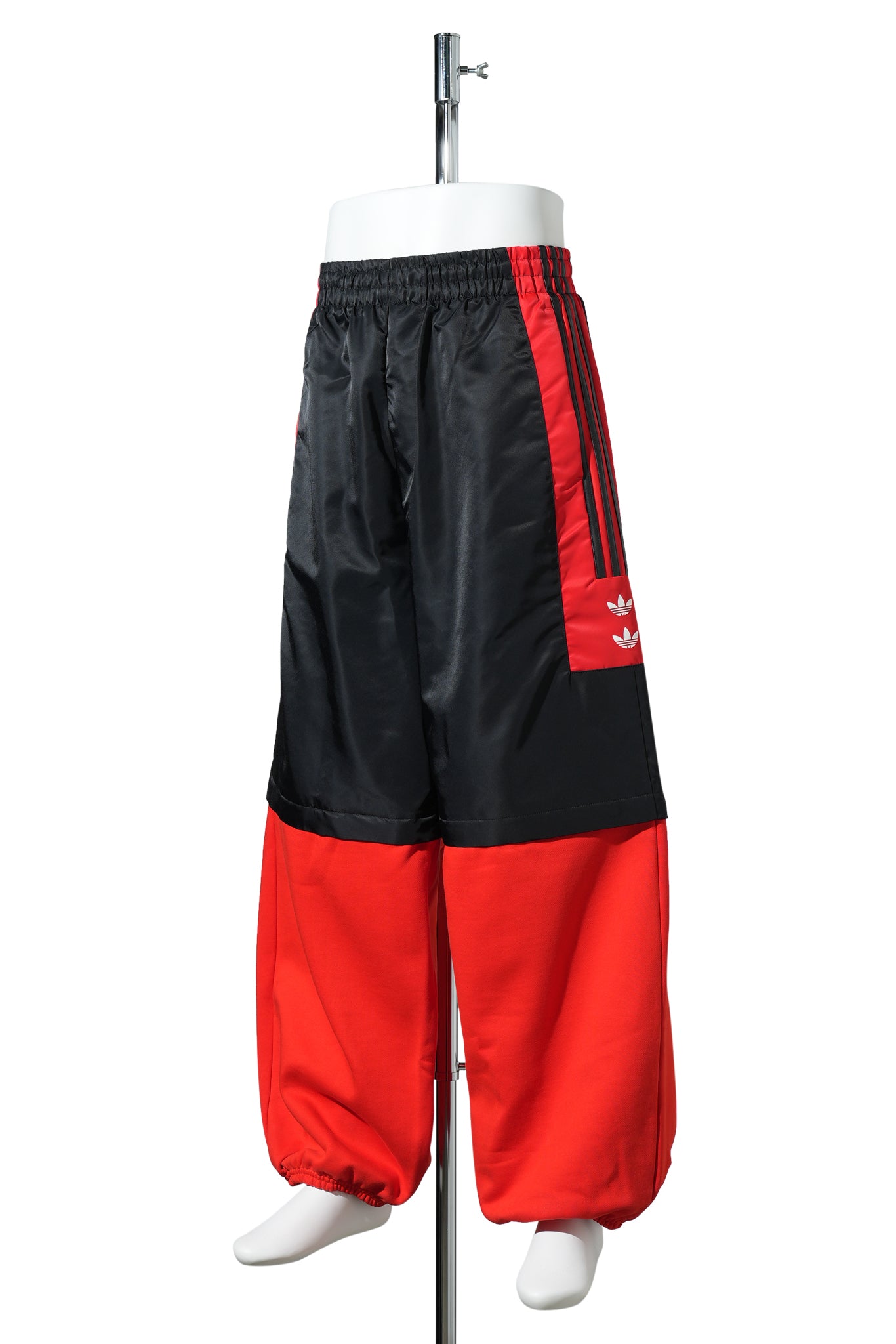 WC FLEECE TRACK PANT / BLACK/RED