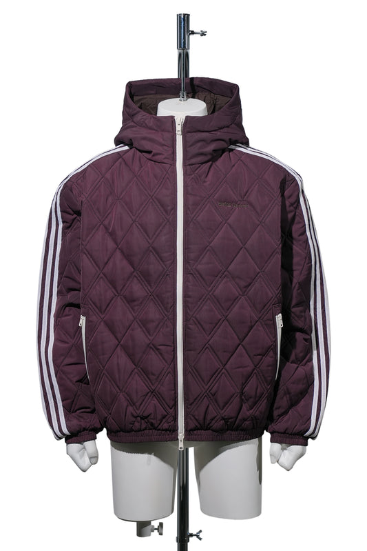 WB QUILTED JKT / SHADOW MAROON