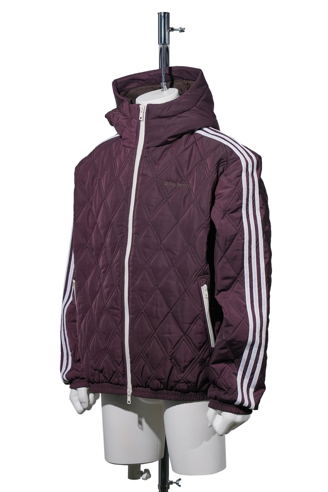 WB QUILTED JKT / SHADOW MAROON