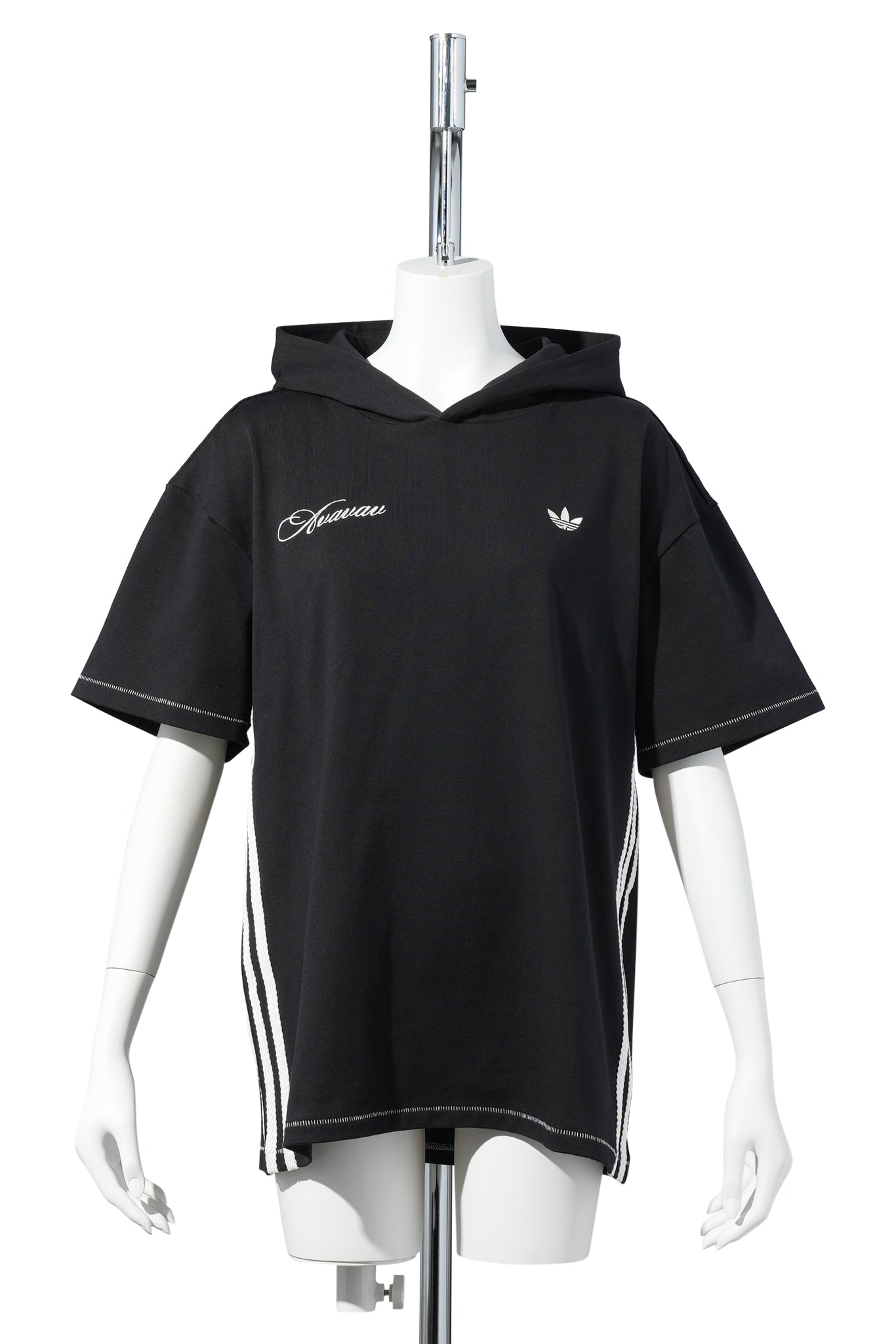 AV HOODED TEE / BLACK