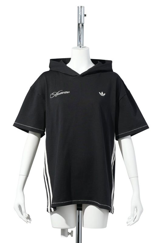 AV HOODED TEE / BLACK