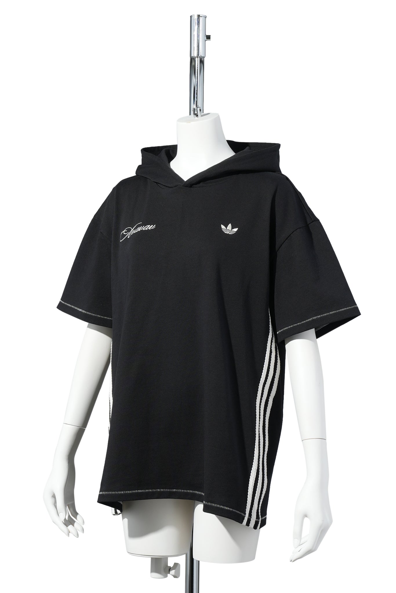 AV HOODED TEE / BLACK