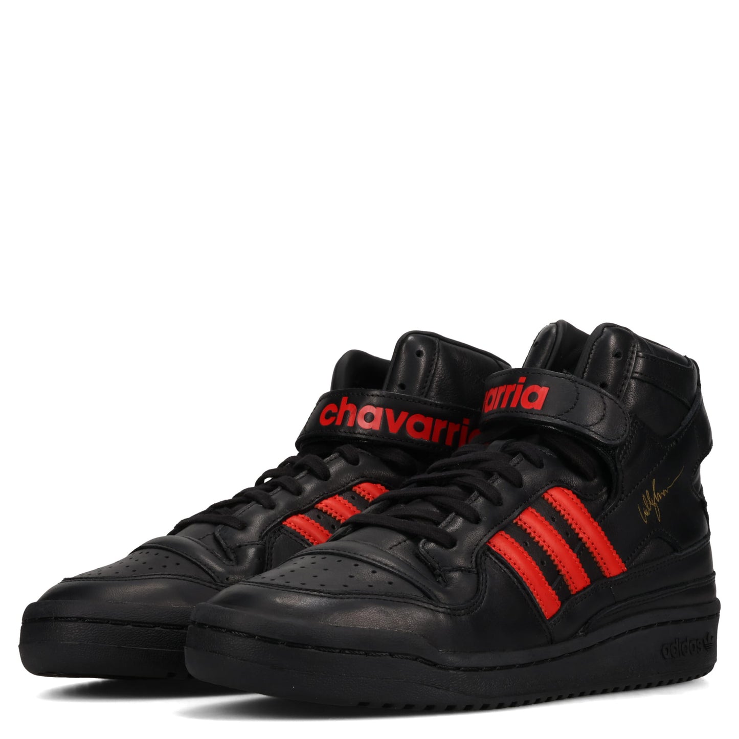 CHAVARRIA FORUM 84 HI / CBLACK/CBLACK/RED