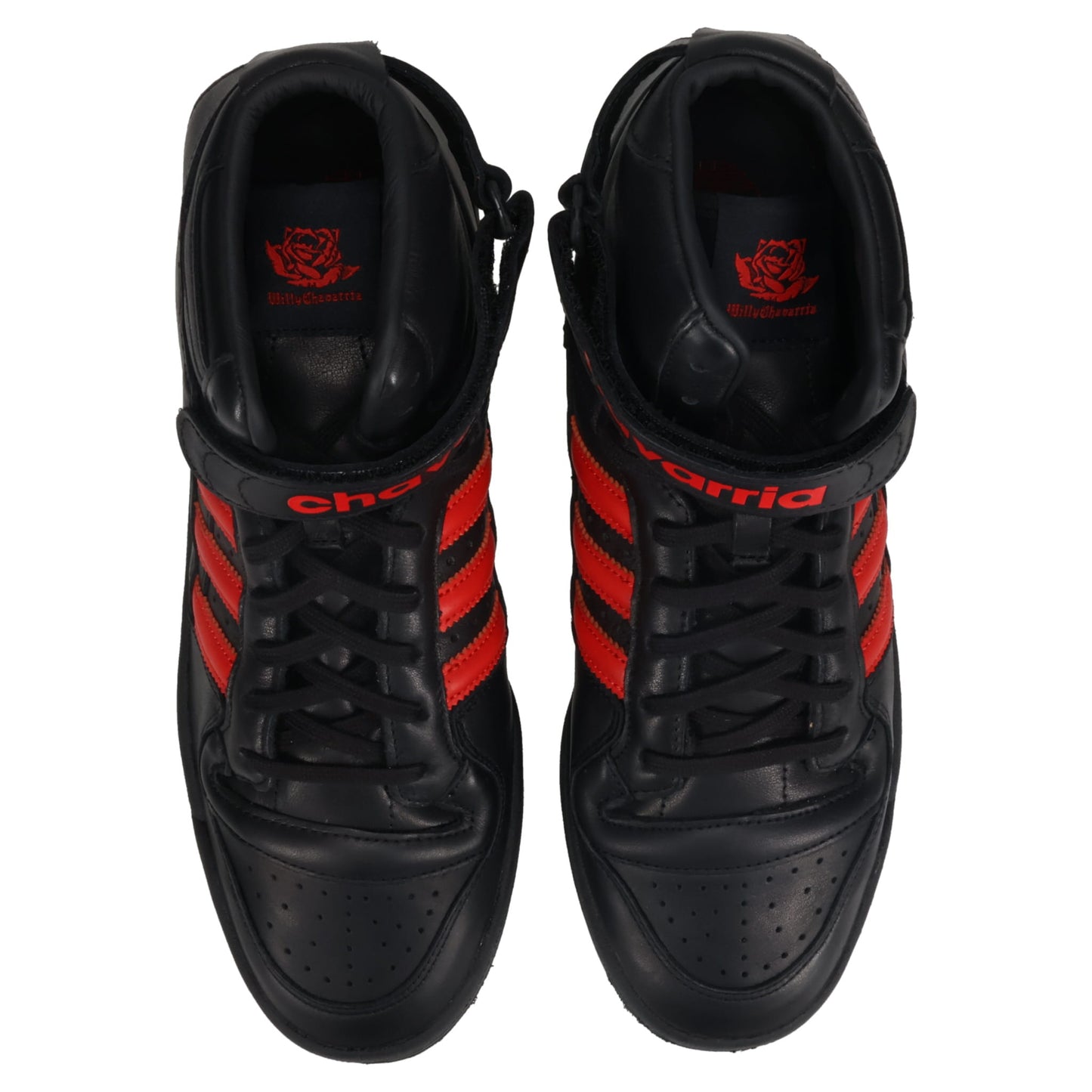 CHAVARRIA FORUM 84 HI / CBLACK/CBLACK/RED