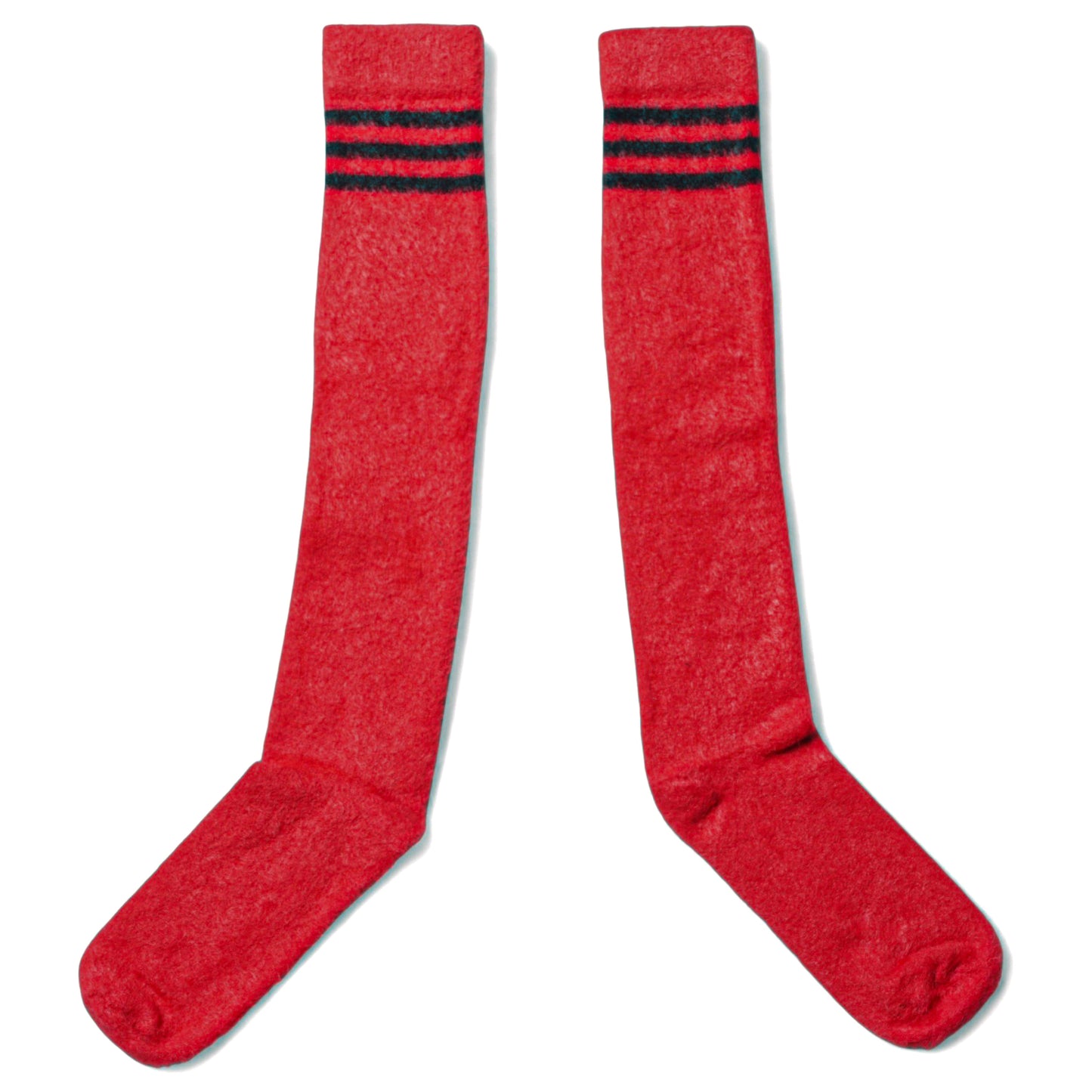 AV FUZZY SOCKS / CHALK PEARL/BLACK/BETTER SCARLET