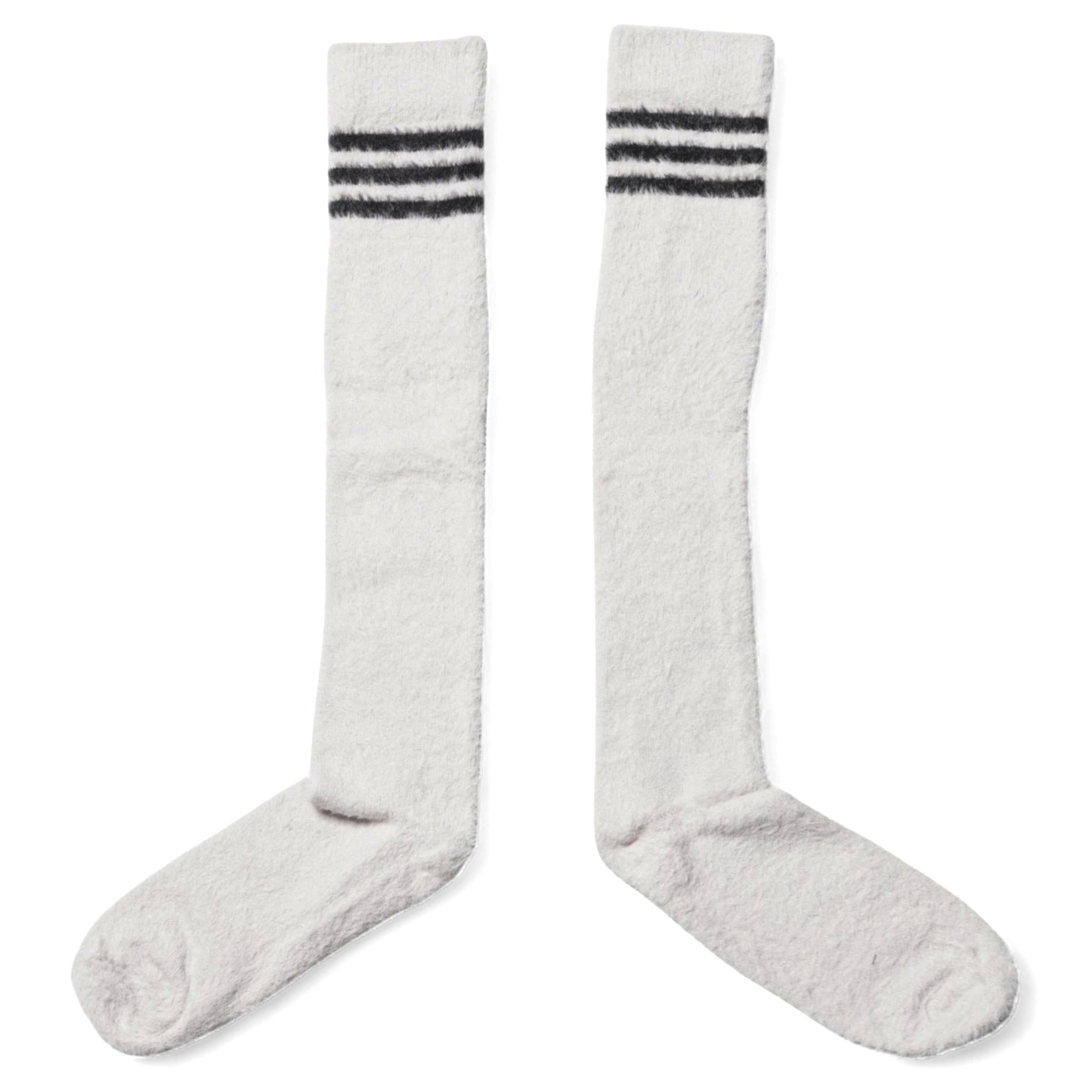 AV FUZZY SOCKS / CHALK PEARL/BLACK/BETTER SCARLET