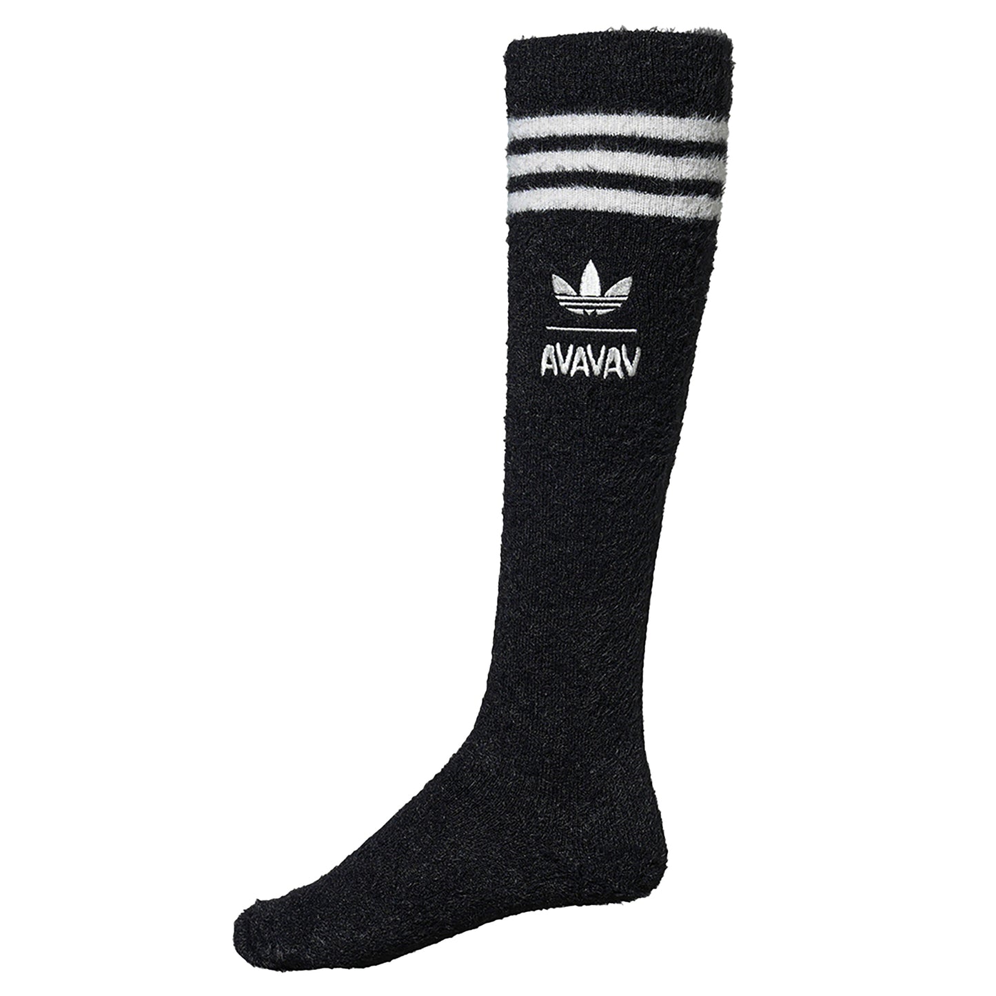 AV FUZZY SOCKS / CHALK PEARL/BLACK/BETTER SCARLET