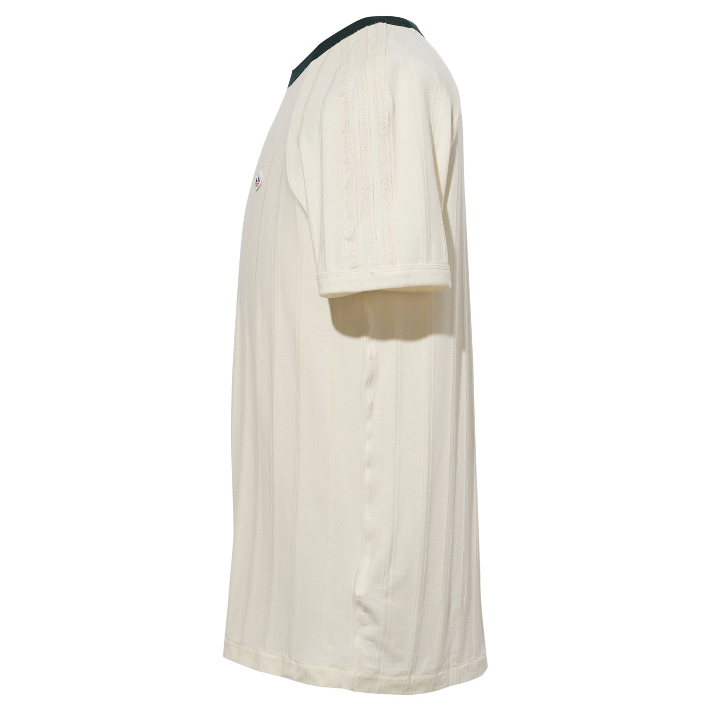 CLOT RIB TEE / CREWHT/GRNNIT