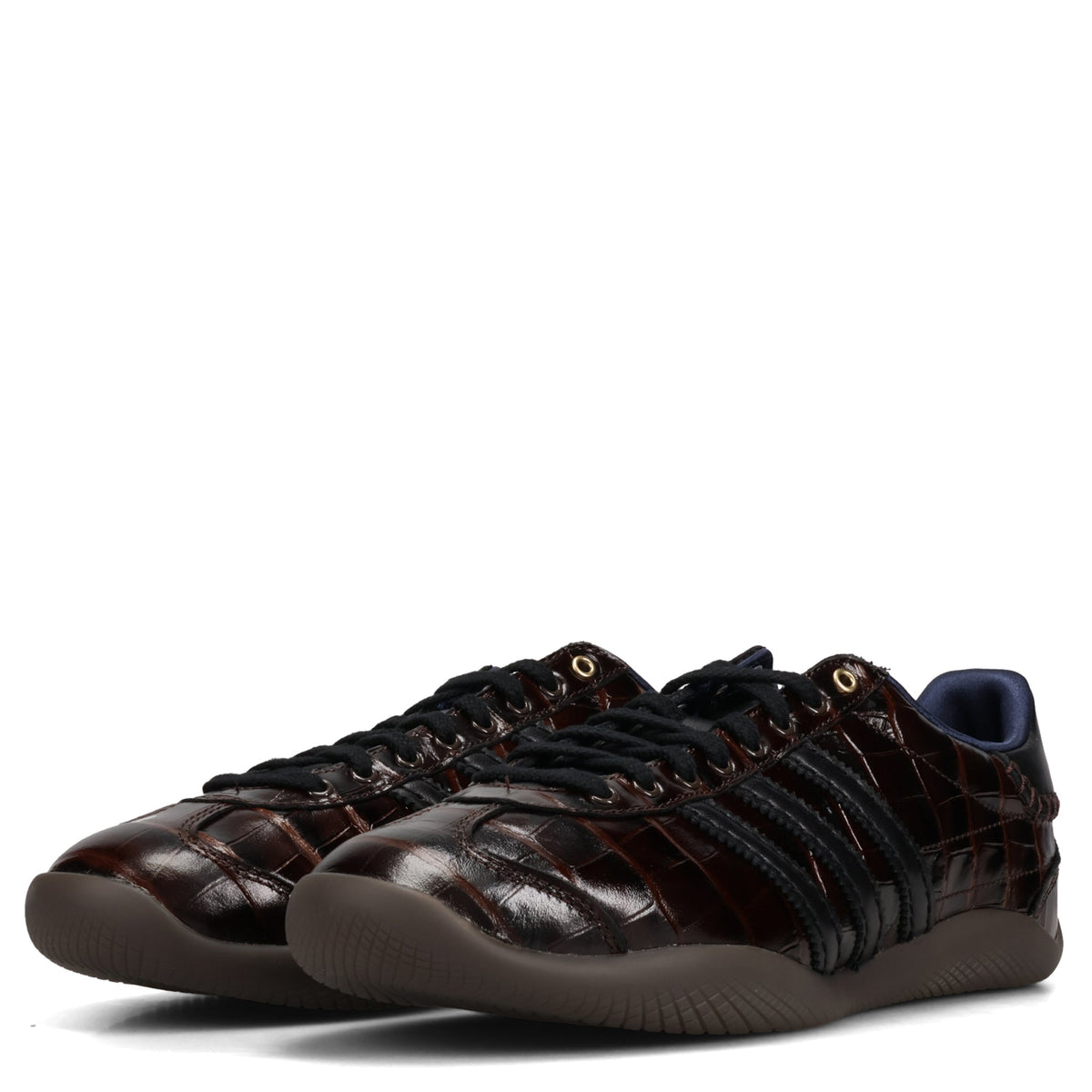 WB KARINTHA CROC / DBROWN/CBLACK/GOLDMT