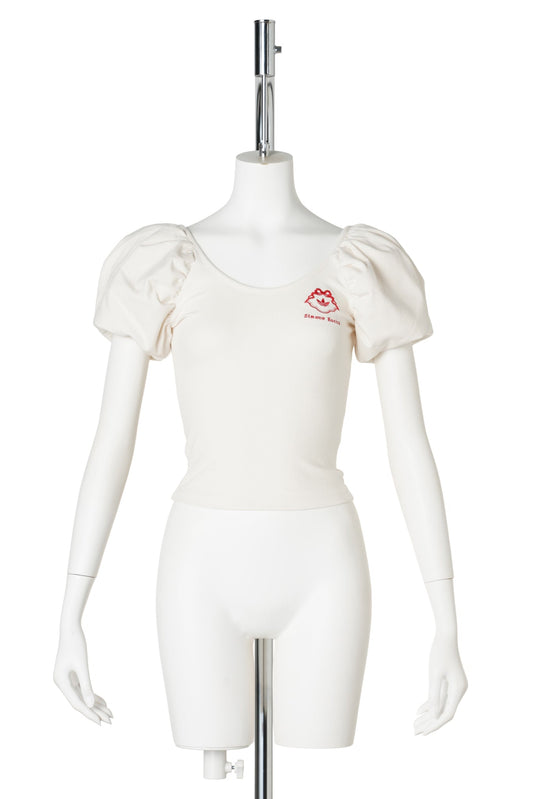 Simone Rocha PUFF SLEEVE TEE / CWHITE