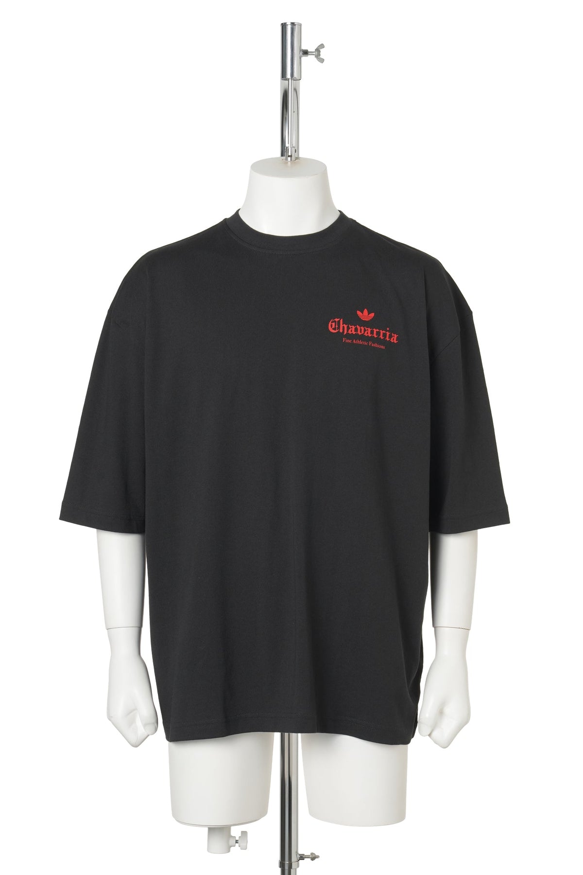 WC ROSE TEE / BLACK/RED