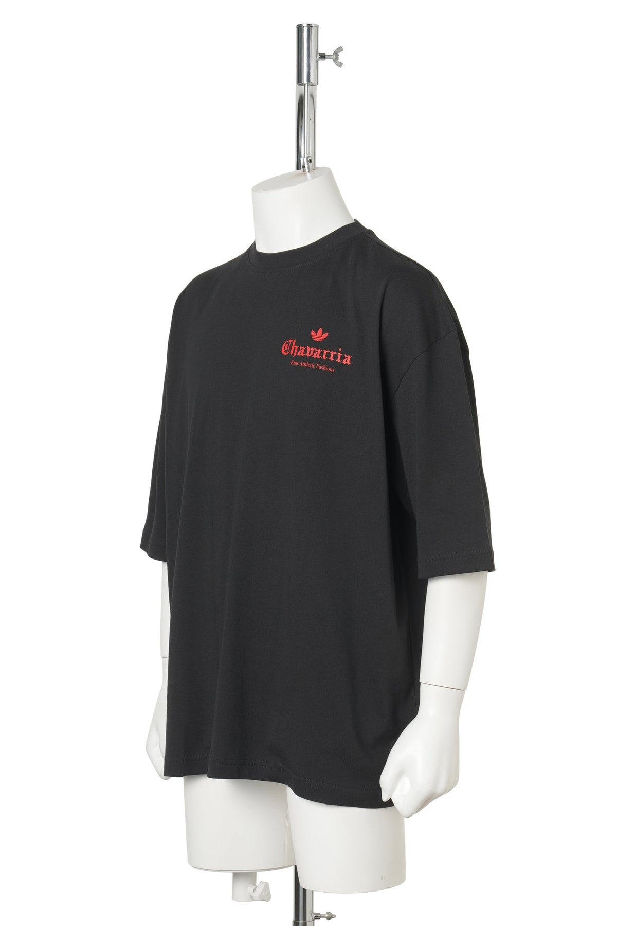 WC ROSE TEE / BLACK/RED