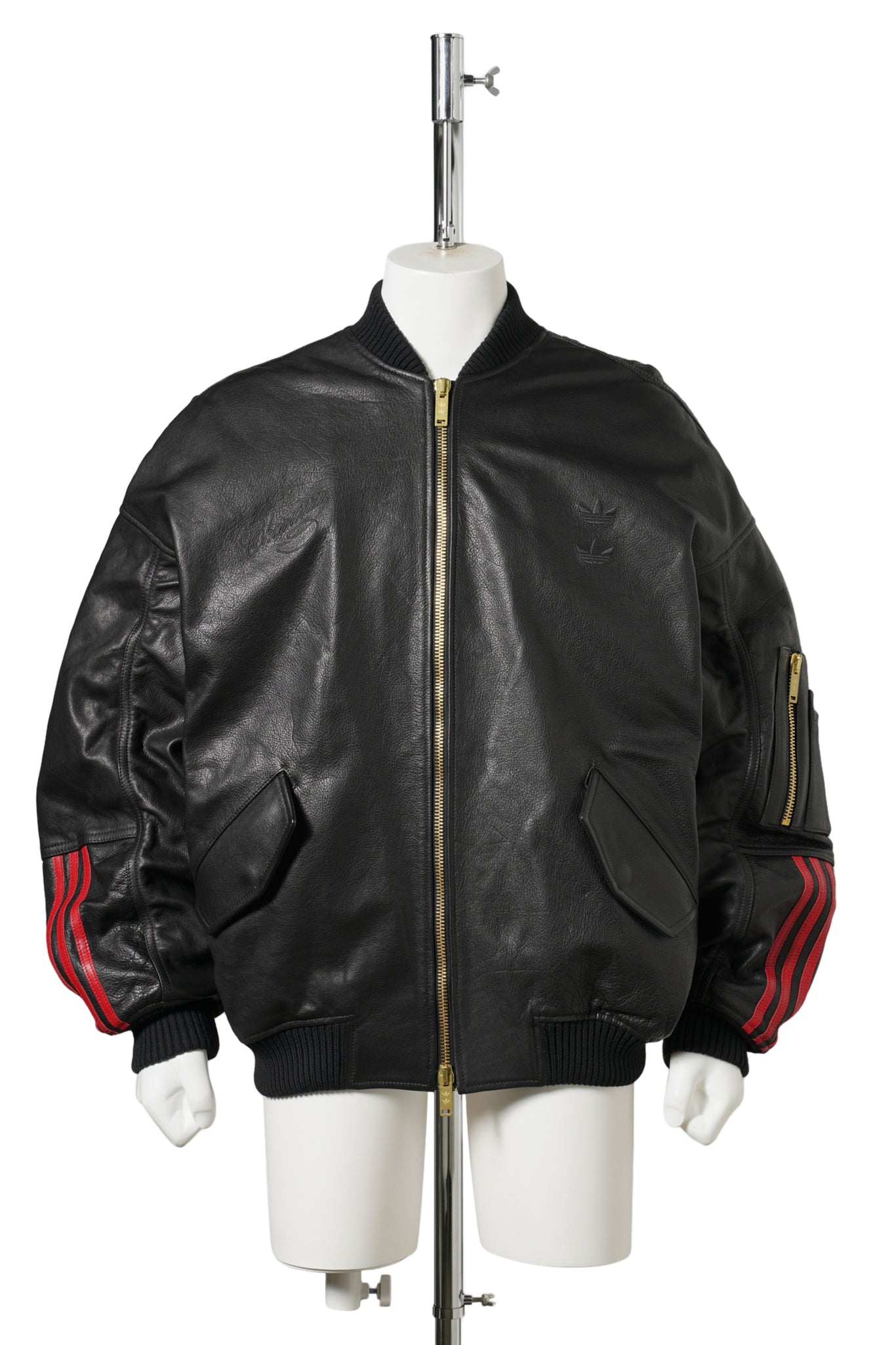 WC LEATHER BOMBER JACKET / BLACK