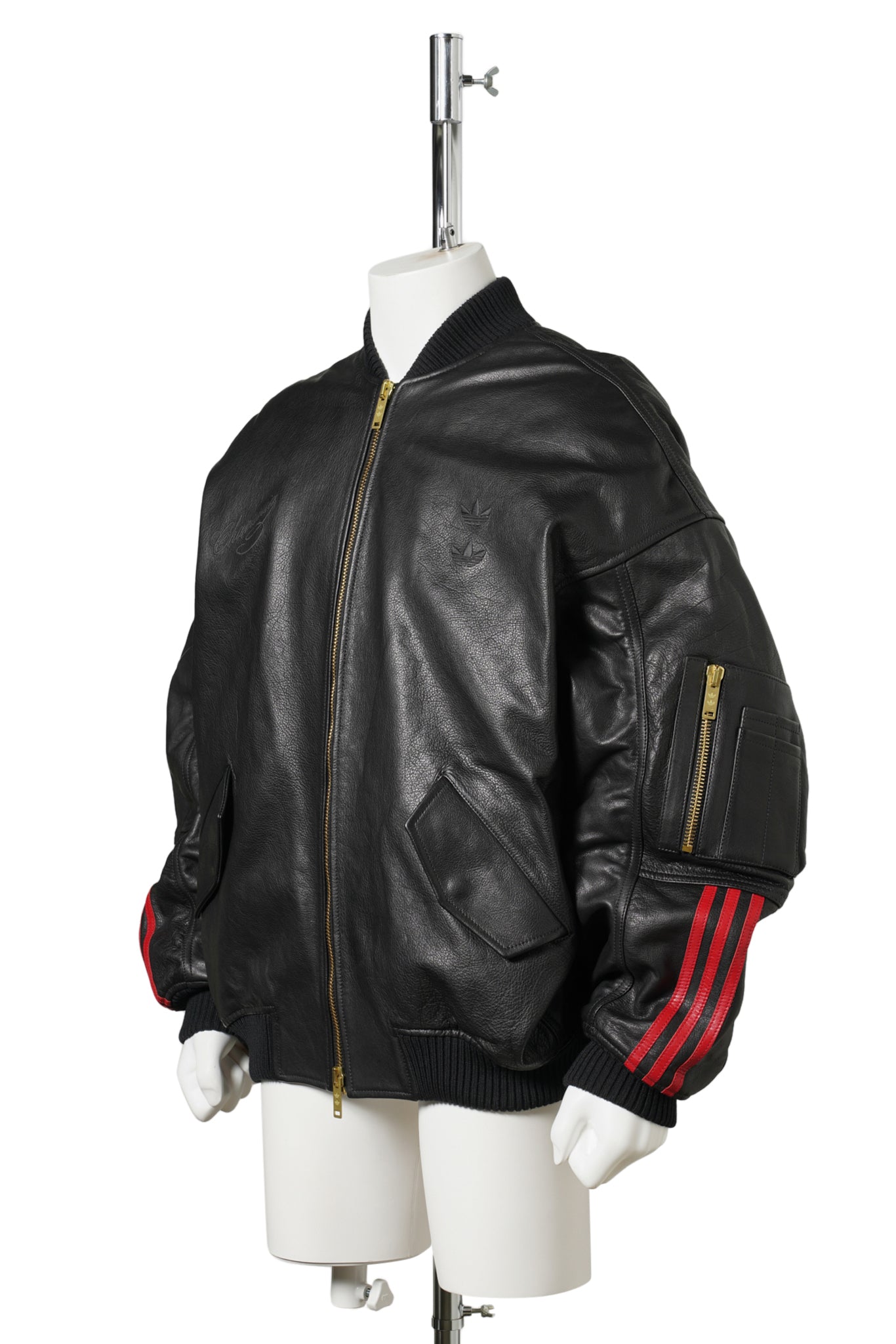 WC LEATHER BOMBER JACKET / BLACK