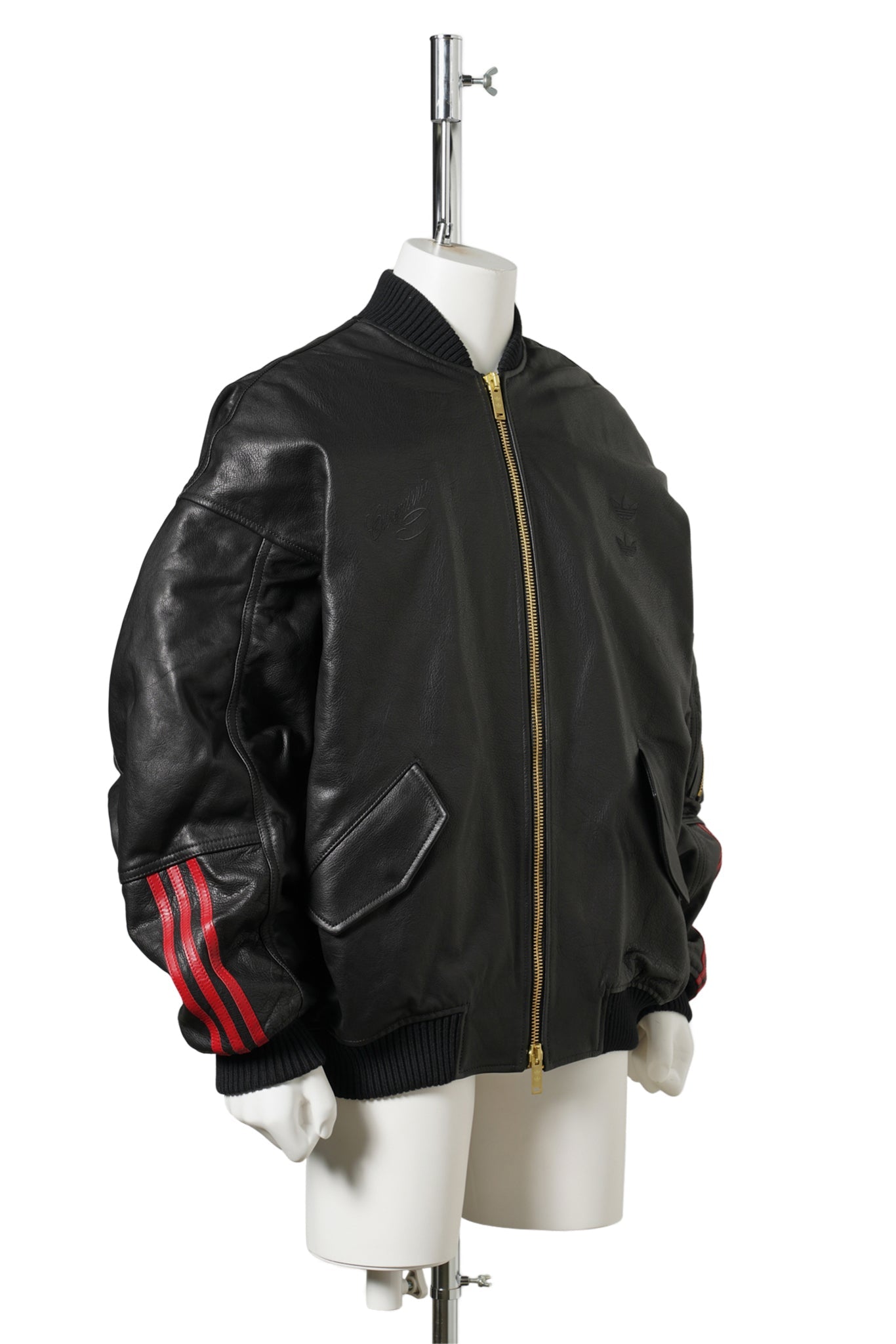 WC LEATHER BOMBER JACKET / BLACK