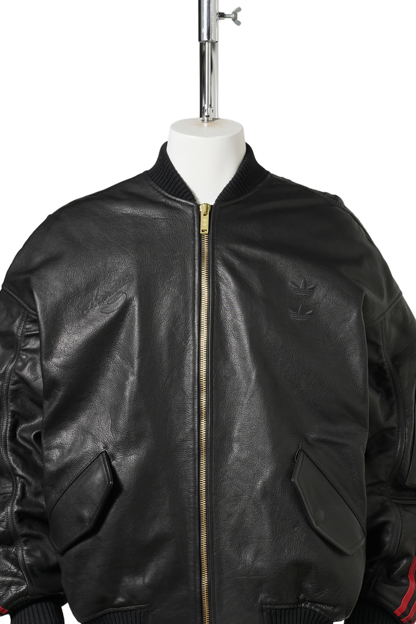 WC LEATHER BOMBER JACKET / BLACK