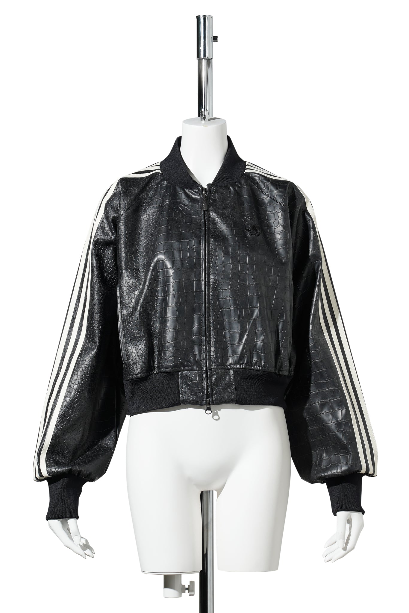 SST PLEATHER JACKET / BLACK