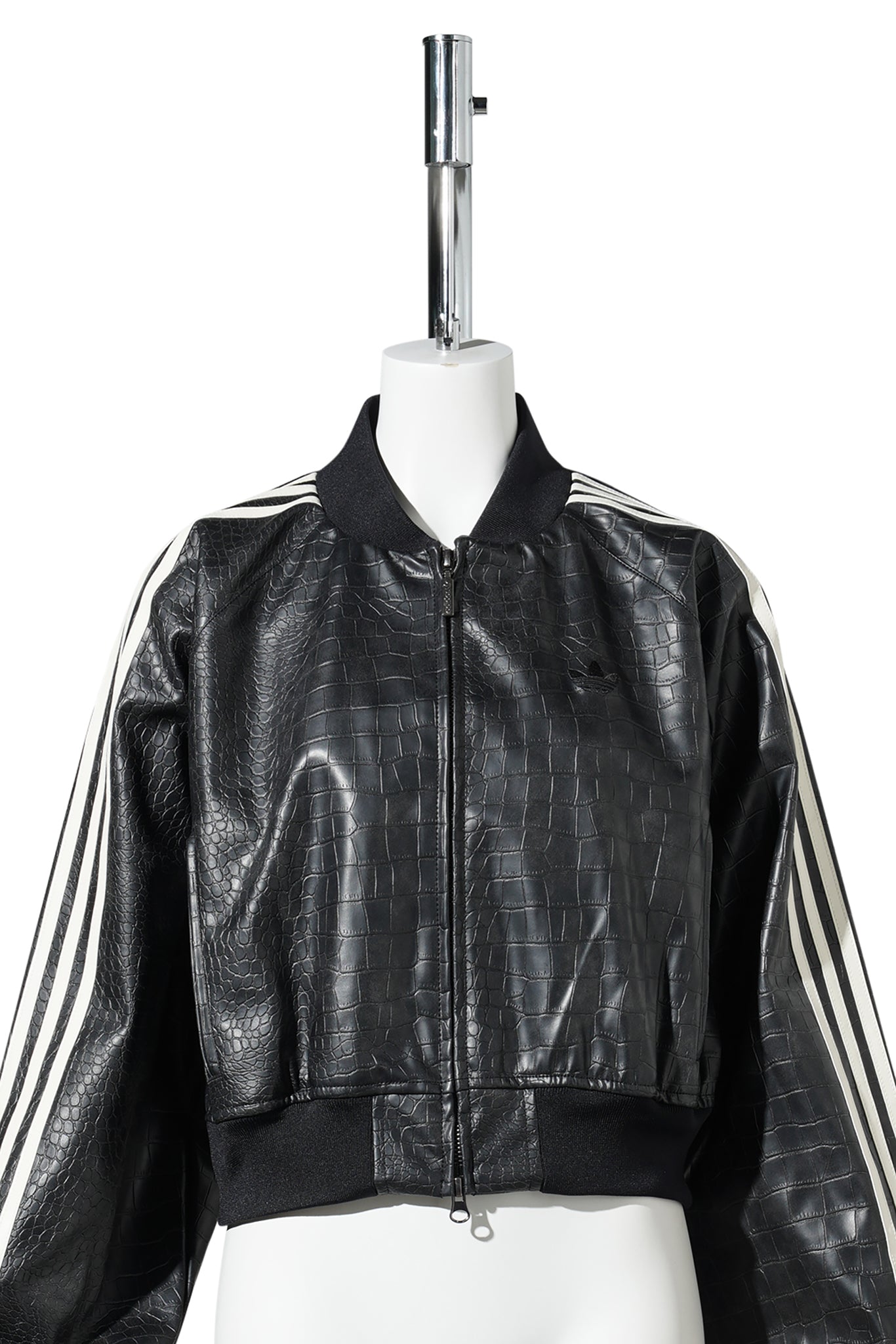 SST PLEATHER JACKET / BLACK
