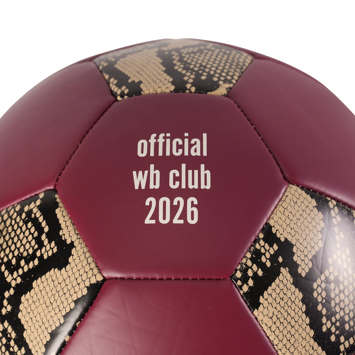 WB FTBL BALL / COLLEGE BURGUNDY