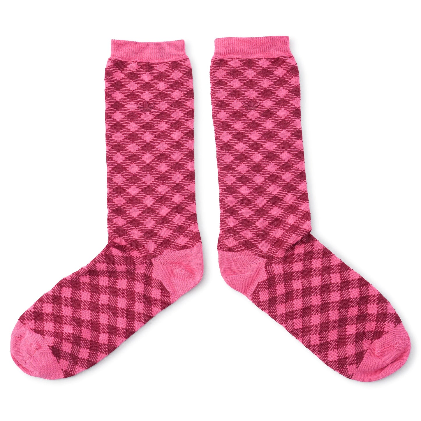 WB CHECK SOCK / CRAFT PINK/CLEAR BROWN