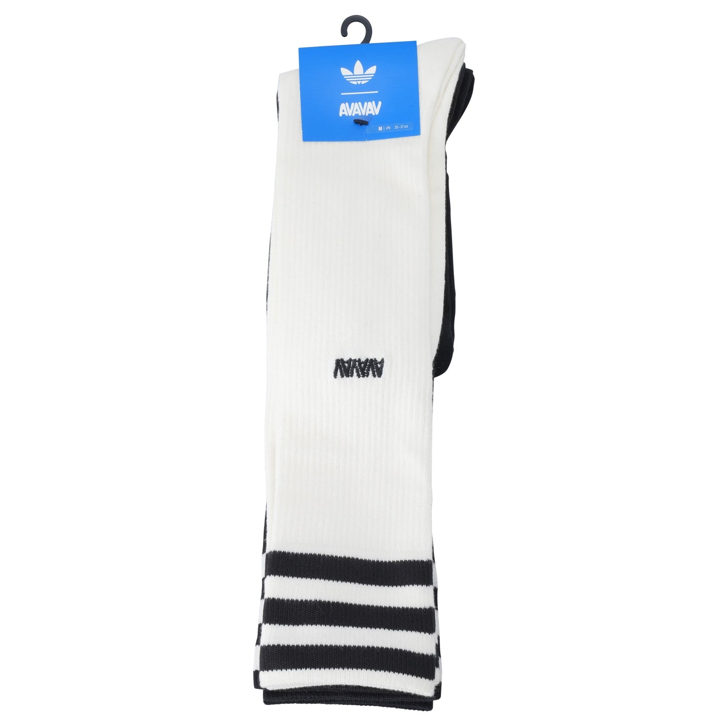 KNEESOCKS 3PACK / CREWHI/BLACK/BLACK