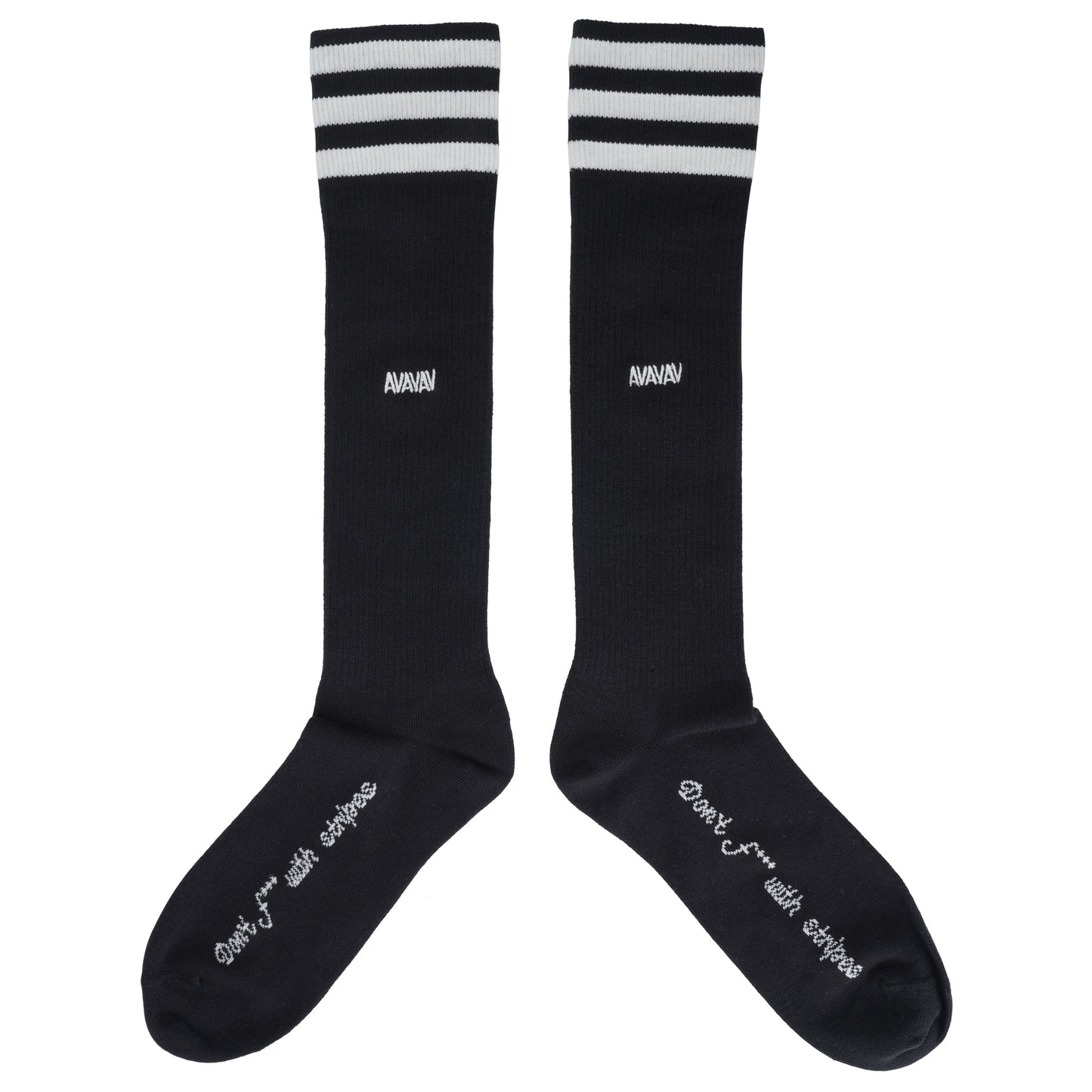 KNEESOCKS 3PACK / CREWHI/BLACK/BLACK
