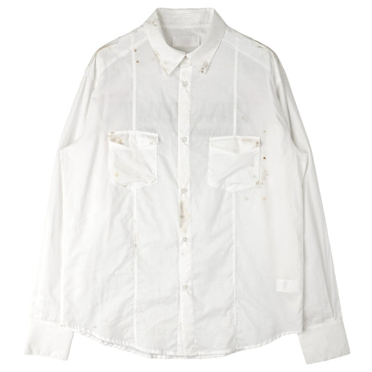 CHINA CHALET OXFORD SHIRT / WHITE