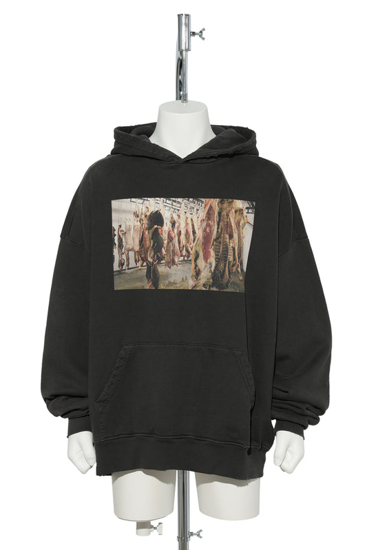 MEAT LOCKER HOODIE / CHARCOAL
