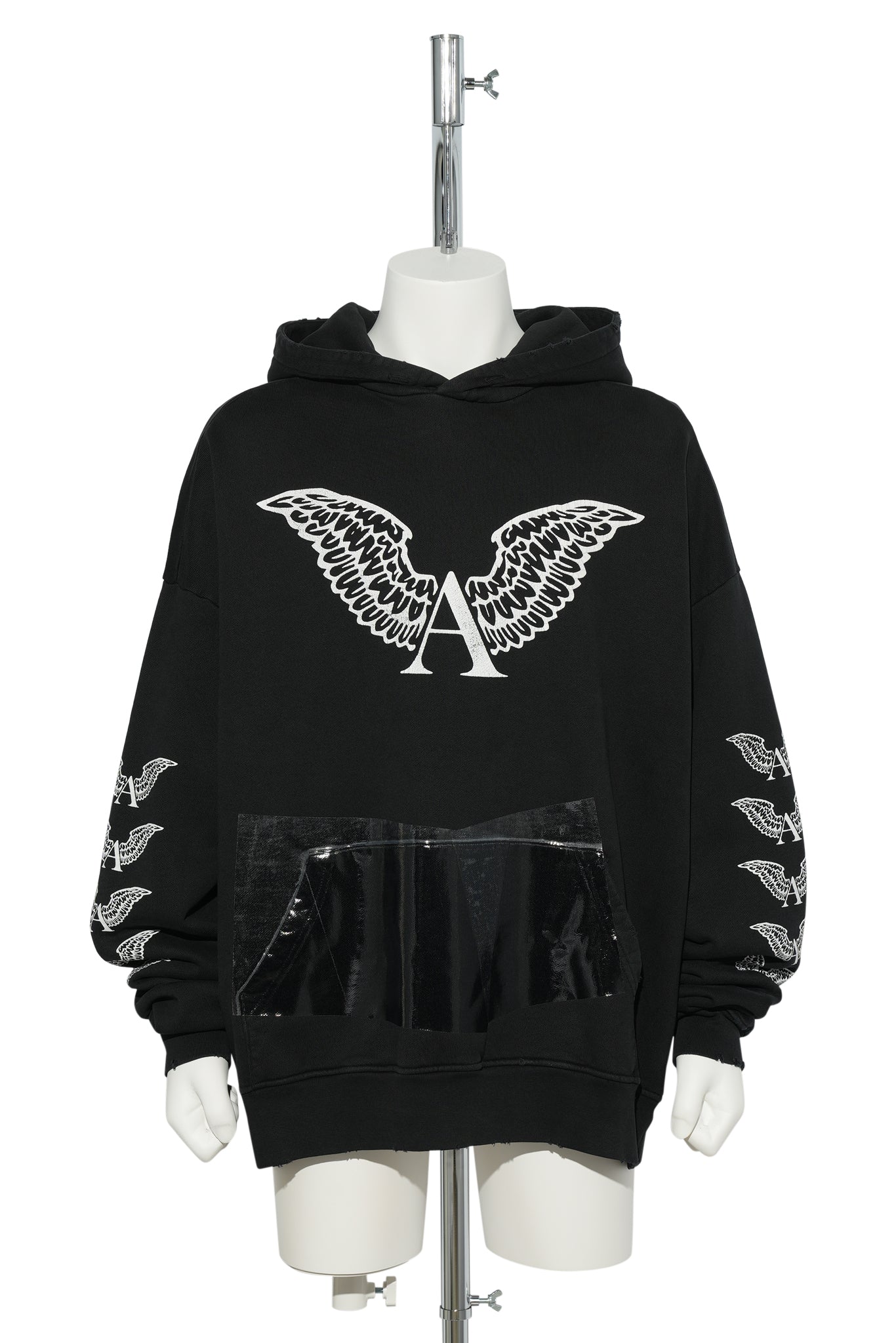 MELT LOCK LOGO HOODIE / VINTAGE BLACK