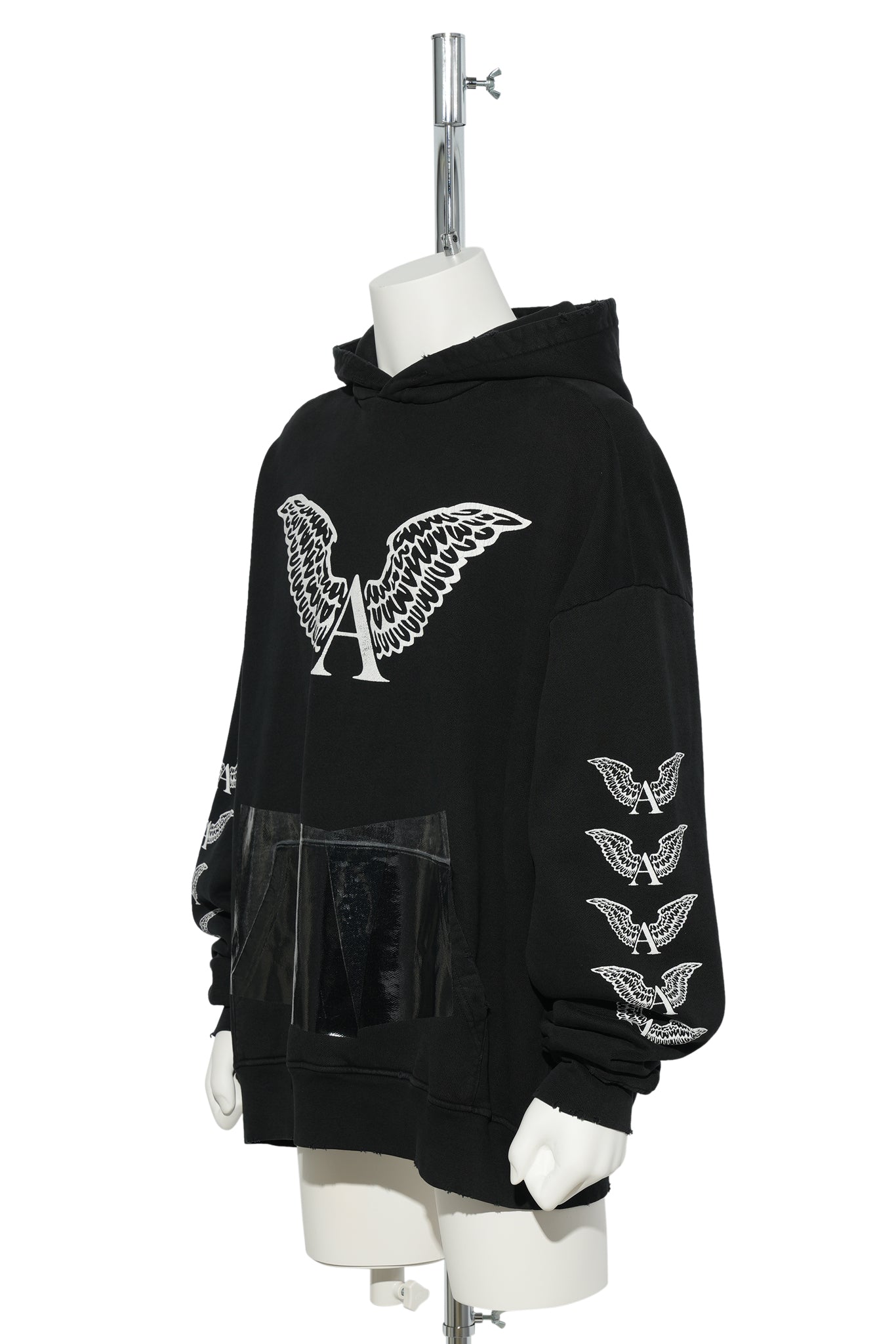 MELT LOCK LOGO HOODIE / VINTAGE BLACK