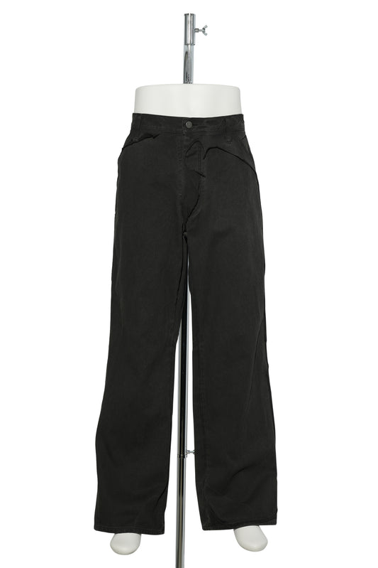 UNDERGROUND CUT OUT PANTS / BLACK OIL