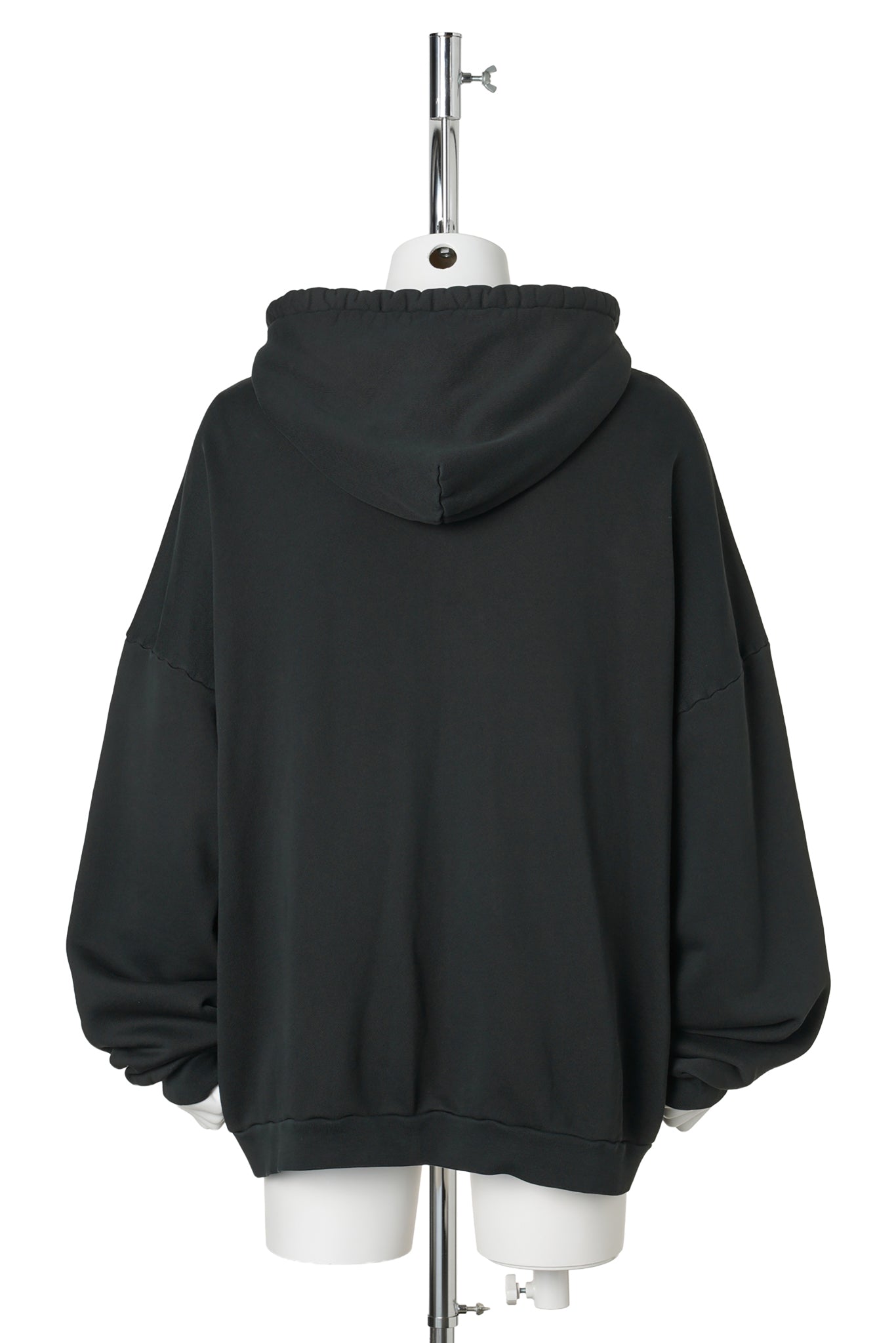 ZIP UP HOODIE / BLACK