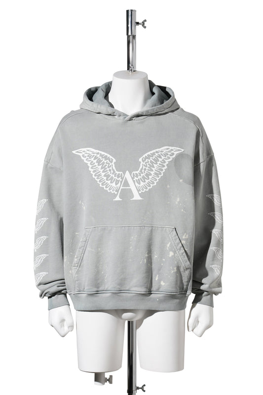LOGO HOODIE / THRASHED SKY BLUE