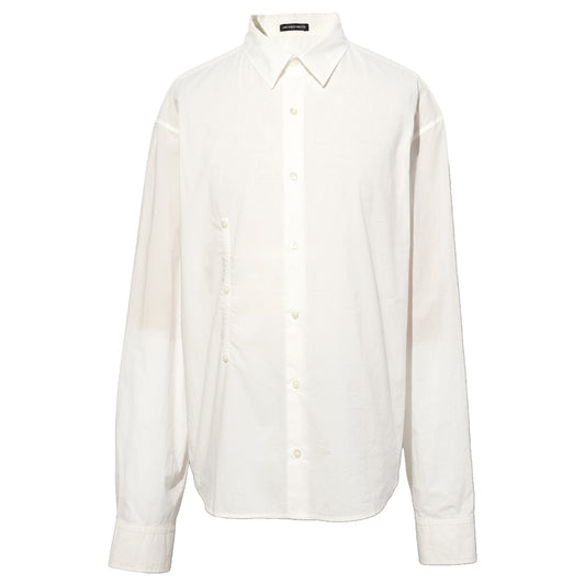 ISAK TWISTEO CLOUSURE SHIRT / NATURAL WHITE