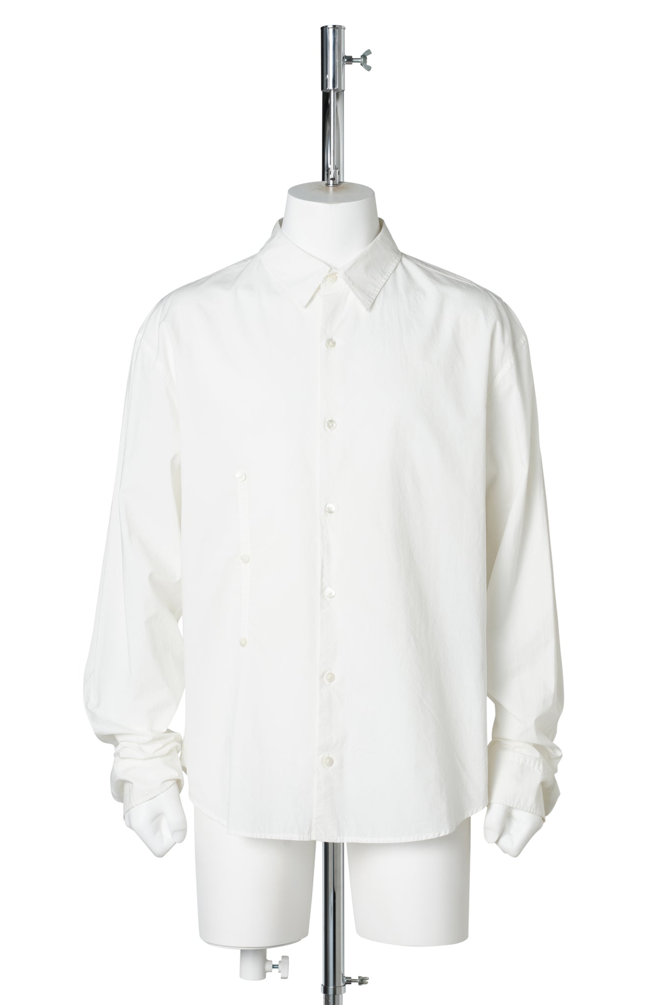 ISAK TWISTEO CLOUSURE SHIRT / NATURAL WHITE