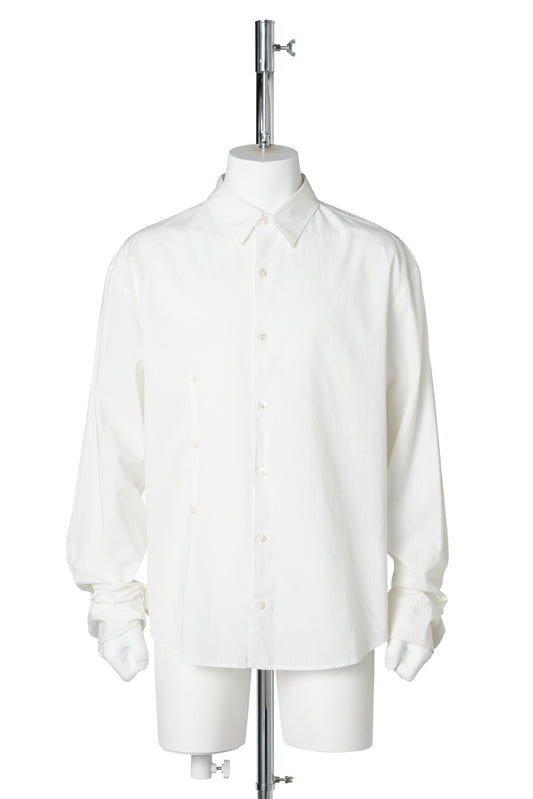 ISAK TWISTEO CLOUSURE SHIRT / NATURAL WHITE