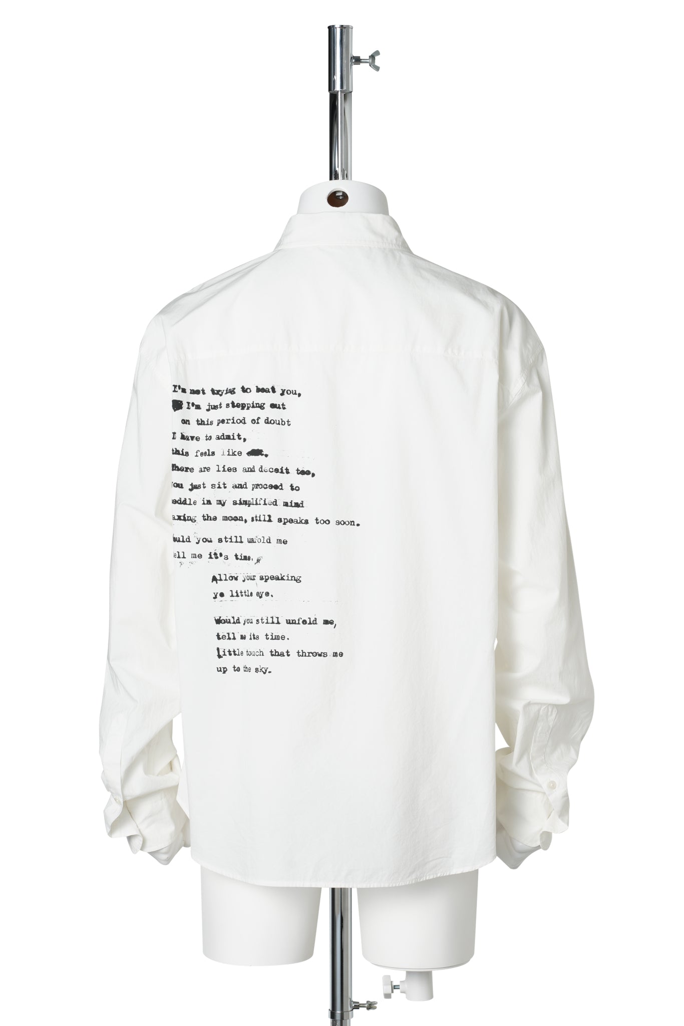 ISAK TWISTEO CLOUSURE SHIRT / NATURAL WHITE