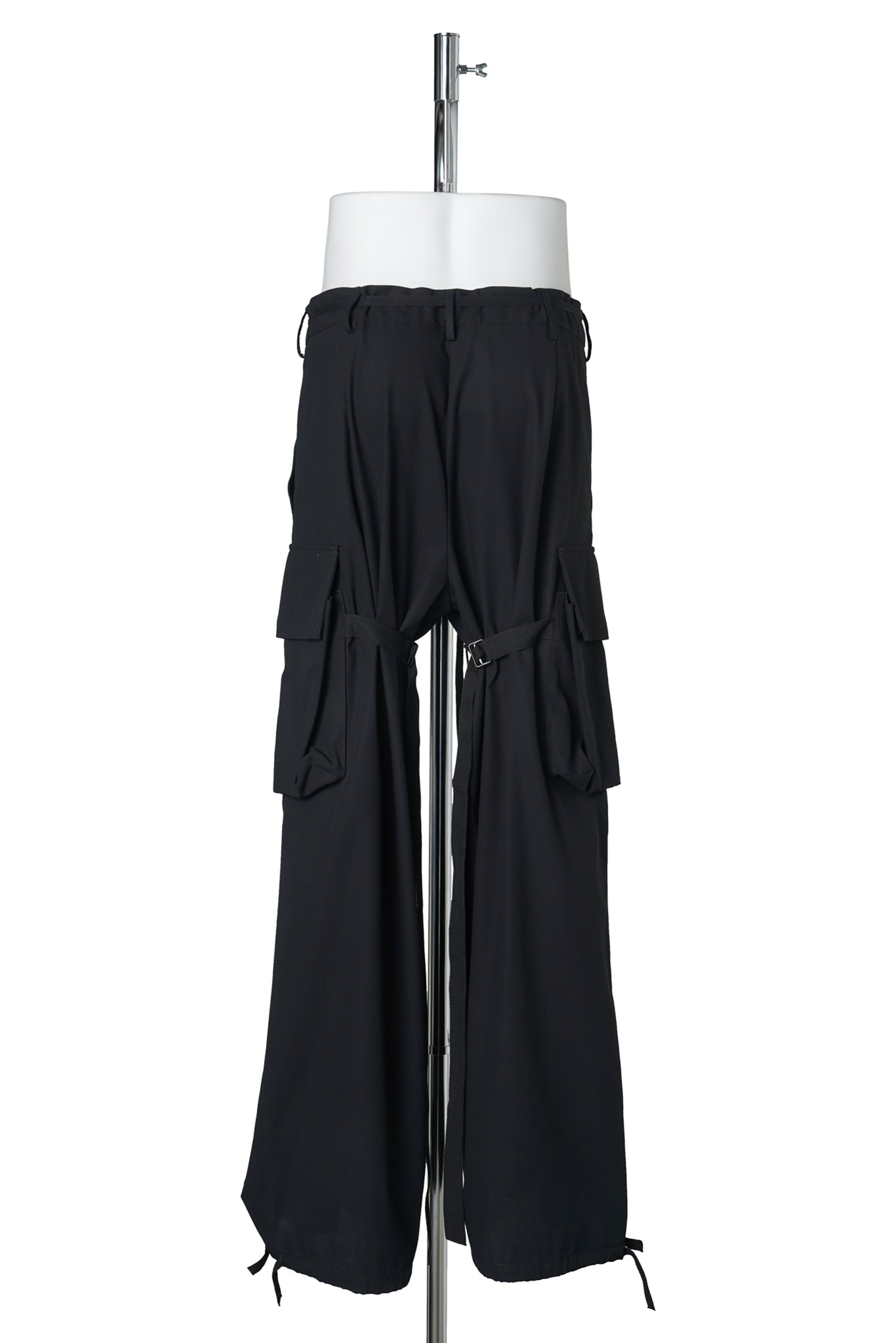 IBEN CARGO PANTS COTTON TWILL / BLACK