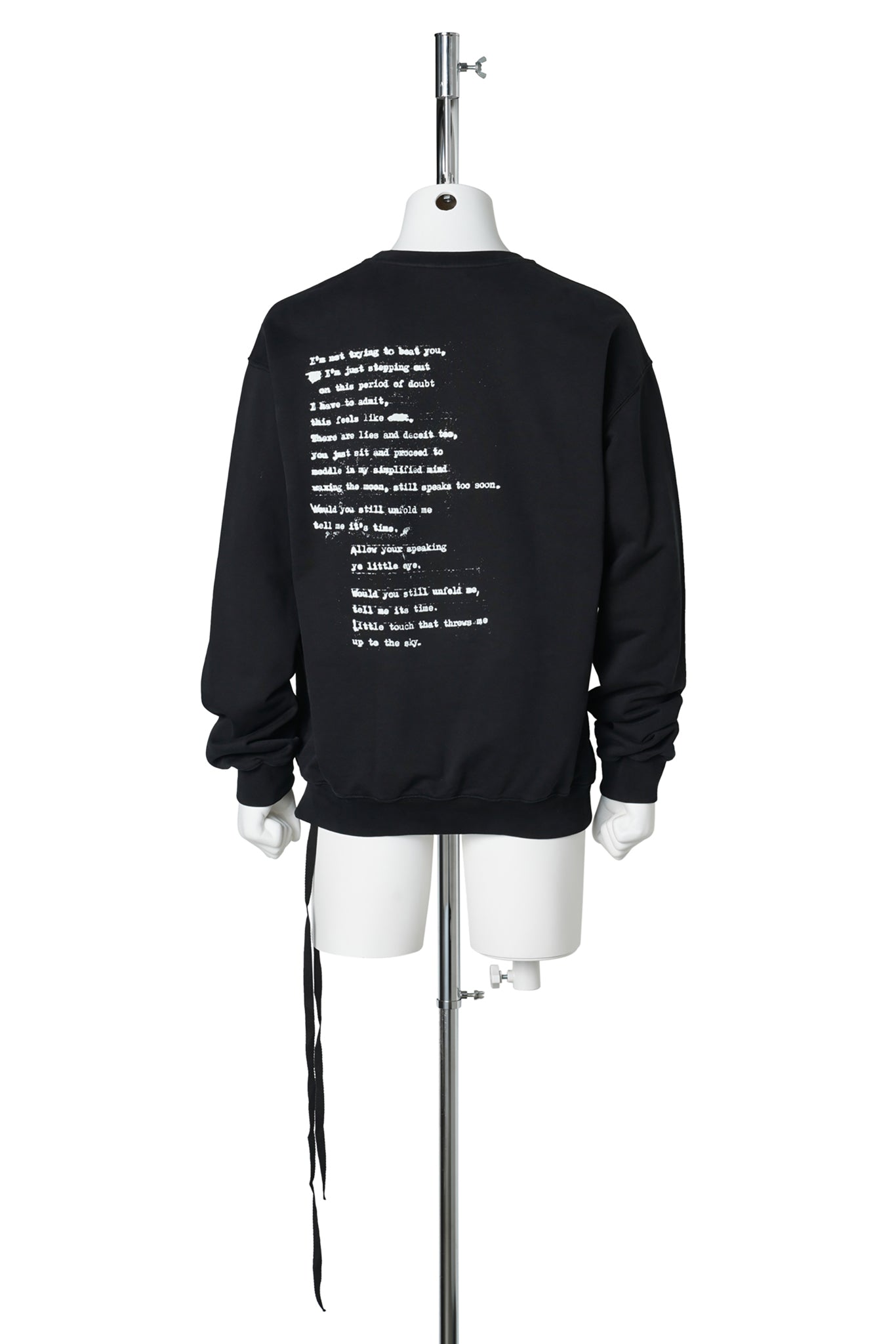 HENRICUS STANDARD CREW NECK SWEATER / BLACK