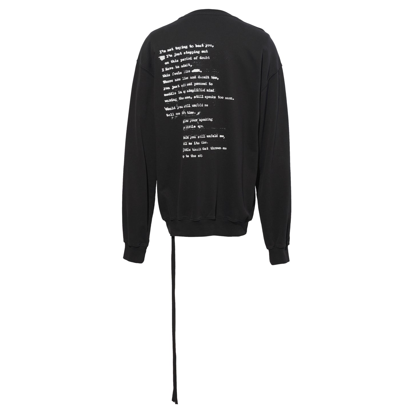 HENRICUS STANDARD CREW NECK SWEATER / BLACK